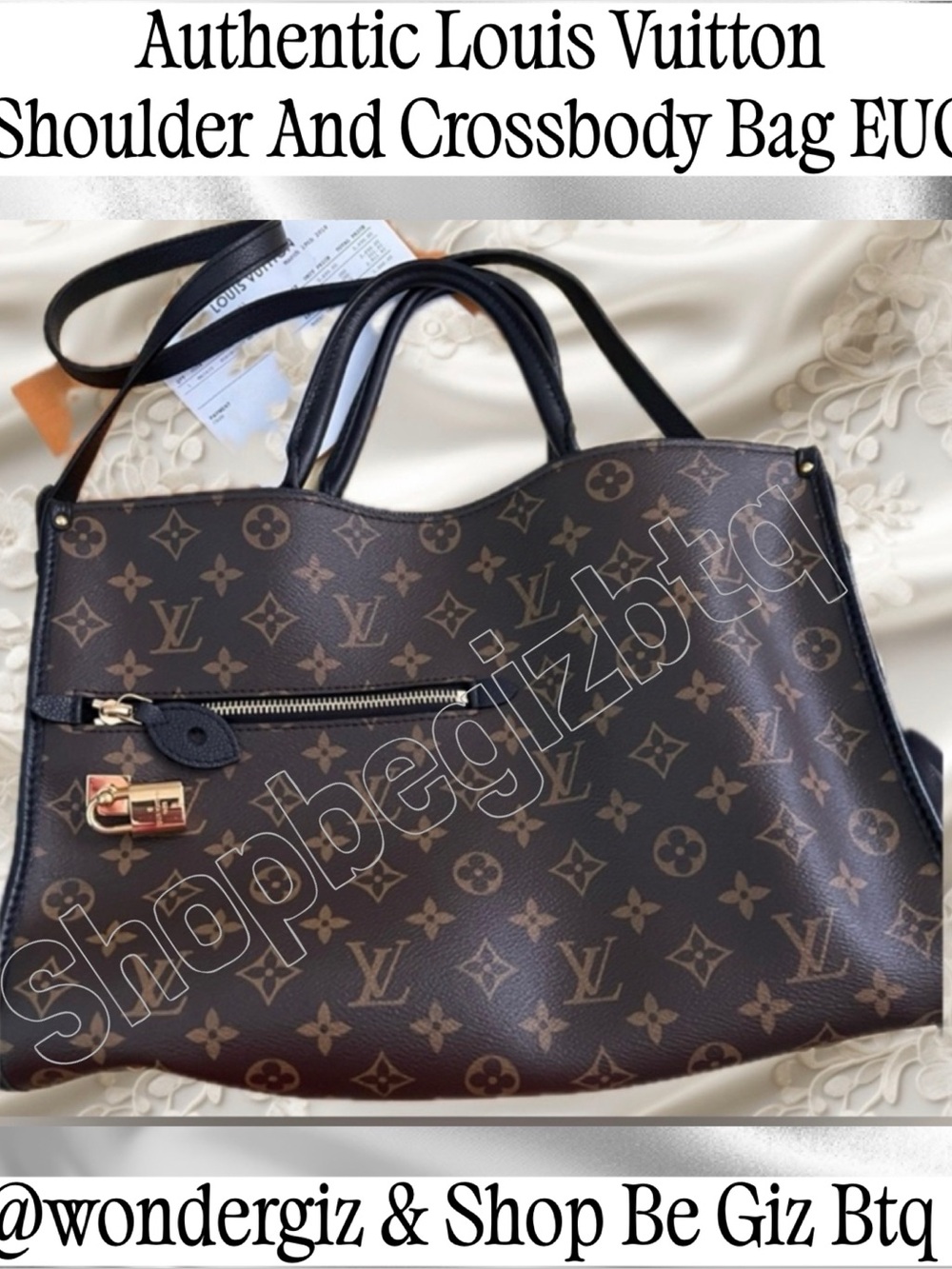 Louis Vuitton Popincourt MM Pristine Condition Authenticated EUC